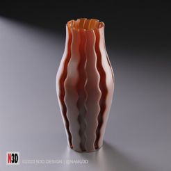 vase-1020-ribbon-vase-stl-09.jpg Archivo STL Jarrón 1020 - Jarrón de cinta B・Modelo para descargar e imprimir en 3D