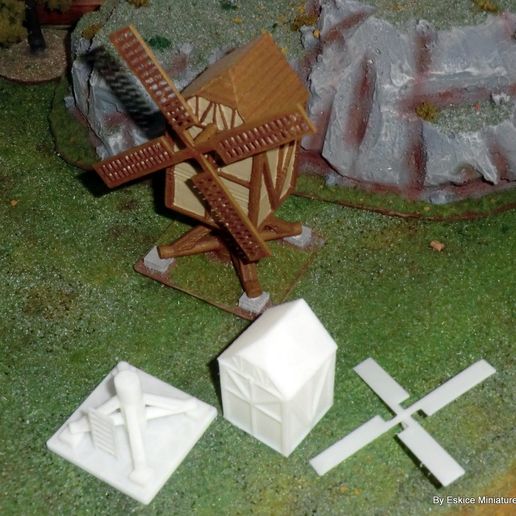 3D printing Windmill - Medieval Wargame in Napoleon • made with cr10 ...