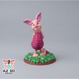 01-Piglet_AZ3DDojo.jpg Piglet 3MF for Multicolor 3D Printing