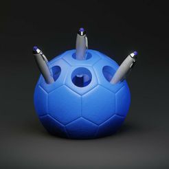 1.jpg Fichier STL porte-stylo pour ballon de football・Design pour imprimante 3D à télécharger