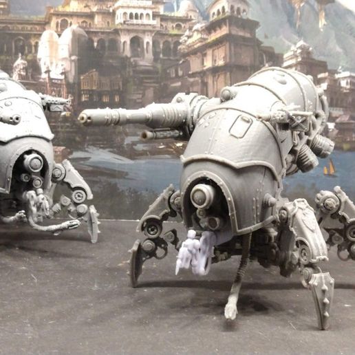 Scuttling Spirit of the Machine God 3D model