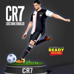 CR7.jpg 3D file Cristiano Ronaldo - CR7・3D printing template to download, nlsinh