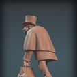 PhineasCapeTurn-6.jpg Haunted Mansion Phineas The Traveler Ghost 3D Printable Sculpt