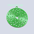 maze-earrings-final.png Free STL file Maze earrings (v2)・3D printing idea to download