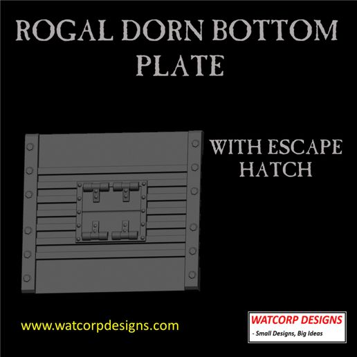 DORN-PLATE-W-ESCAPE-HATCH2.jpg Plaque de base Rogal Dorn