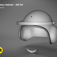 AM95-HELMET-WIREFRAME.0.png Military helmet AM-95 and SPH-4