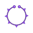 Spike nipple ring.stl Fichier STL gratuit Anneau de téton en forme de pointe・Modèle à télécharger et à imprimer en 3D