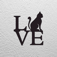 WallArt_LOVE_CAT_1.png LOVE CAT - WALL ART