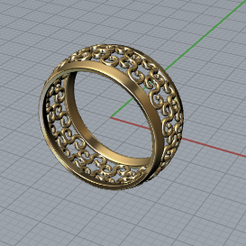 anillo33D.png Gold Resin Geometry Design Ring