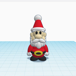 Captura de pantalla (20).png Archivo STL gratis Santa Claus・Plan de impresión en 3D para descargar