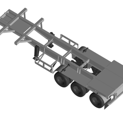 1.png 3D file low bed trailer・3D print design to download