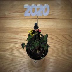 IMG_0899.JPG STL-Datei 2020 New Year Decoration (also 2021) kostenlos・Design für 3D-Drucker zum herunterladen