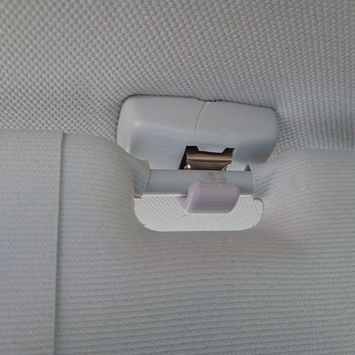VW sun visor clip