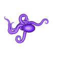 octo9.stl Plastic Reef #2: Random Octopus Generator