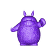 Totoro Pot - Body.stl Totoro Planter