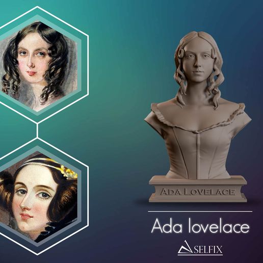 Ada Lovelace Bust Sculpture