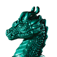 02.png Dragon Head Phone Stand / Headset Holder