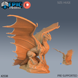 2538-Adult-Copper-Dragon-Huge.png Copper Dragon Set ‧ DnD Miniature ‧ Tabletop Miniatures ‧ Gaming Monster ‧ 3D Model ‧ RPG ‧ DnDminis ‧ STL FILE