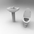 3.jpg Bathroom Furniture - 1-35 scale diorama accessory