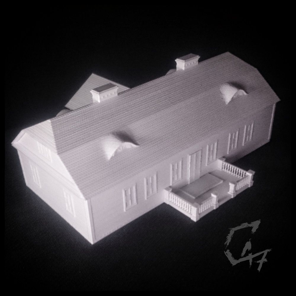 Manor house_2.jpg 3MF-Datei Manor House kostenlos herunterladen • 3D-Drucker-Design, c47