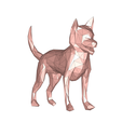 model-1.png Dog Low Poly no.2