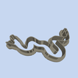 model.png Banded Water Snake (1) COOKIE CUTTERS, MOLD FOR CHILDREN, BIRTHDAY PARTY