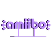 Amb-Logo-Stand.stl Amiibo Logo