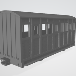 Tallylyn-Coach.png Файл STL Железнодорожный вагон Talyllyn для железных дорог 009・Шаблон для 3D-печати для загрузки, sneakyzaku