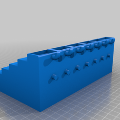Pegboard-DremelBits.png Free STL file Dremel Bits Pegboard Organizer・3D printer design to download