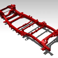 Chassis-4.jpg Fichier STL Châssis complet Pickup VW Amarok・Design à télécharger et à imprimer en 3D