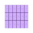 Cab30x60_6x3.stl ADAPTER TRAY WARGAMES rectangle 25 x 50