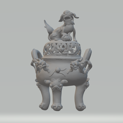 1.png STL file Chinese Ancient Bronze Ware・3D printer design to download