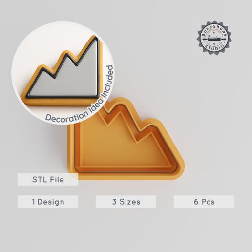 product_540-01_main.jpg Graph Shape Cutter & Stamp Set, Perfect for Cookies & Fondant, Includes Chart & Data Growth Designs, Sizes S/M/L
