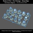 9.jpg Dice Masters – Ready to Print - 16 Piece Set – Presupported  STL Files for 3D Printing – Featuring  Our Exclusive Elegance Font