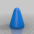 Estes_Interceptor_Booster_Nose_Cone_NO_SHOULDER.png Free STL file Estes Interceptor Booster Nose Cone・3D printable design to download, JackHydrazine
