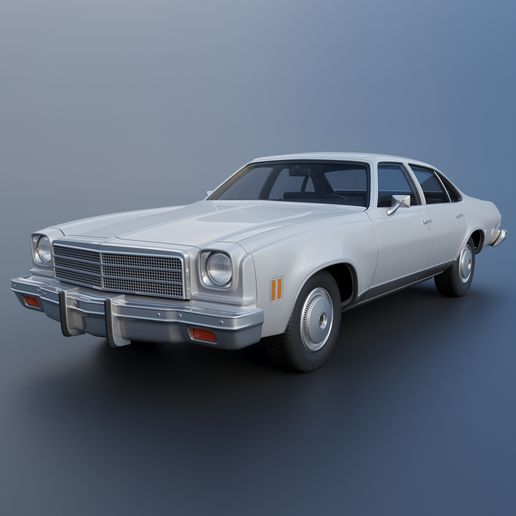 🚙 Chevrolet Malibu 4 Door 1974・ 3D File for 3D printing・Cults
