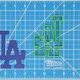 aa-Los-Angeles-Dodger-pic.jpg Dodgers Logo Fondant Cookie Cutter Set Multiple Sizes
