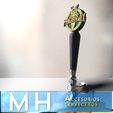 IMG_4950.JPG Beer tap handle Embedding base - Generic brand / graphic customizable