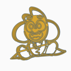 mikellino1.png Archivo STL mikellino mikecrack cortante de galletas・Modelo de impresión 3D para descargar