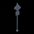 Traffic_Signal_Pole_Square_Rhombus.png STREET LIGHT SIGN TREE 1/35 FOR DIORAMA