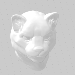 1.png Archivo STL Cabeza de animal・Modelo imprimible en 3D para descargar, Tim0th33