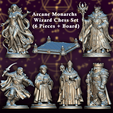 yuiuyi.png Arcane Monarchs - Conjunto de xadrez para feiticeiros (6 peças + tabuleiro)