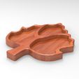 untitled.139.jpg Leaf Serving Tray, Cnc Cut 3D Model File For CNC Router Engraver, Plate Carving Machine, Relief, serving tray Artcam, Aspire, VCarve, Cutt3D