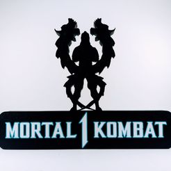 IMG_20230522_225759.jpg Mortal Kombat 1 display piece and magnet sign