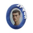 Pf_oval-frente-jakes-azul.jpg Oval photo frame 30X40 JAKES with magnet or stand