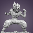 goku-dragonball.png Archivo STL gratuito Goku - Dragonball・Idea de impresión 3D para descargar