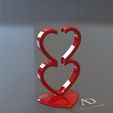 solifrore-double-coeur-sans-le-tube.jpg Soliflore #2 - Heart vase - Soliflore heart