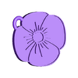 poppy.stl брелок с маком