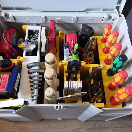 Toolbox system for systainer and wallmount 3D model