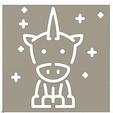 261417bb-77c2-475b-ae0b-59bc48d44790.png Stencil draw mermaid unicorn tractor kids 10cm